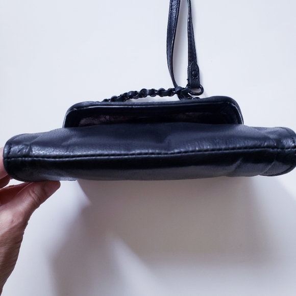 Elliott Lucca Small Black Leather Crossbody Bag - Picture 5 of 14